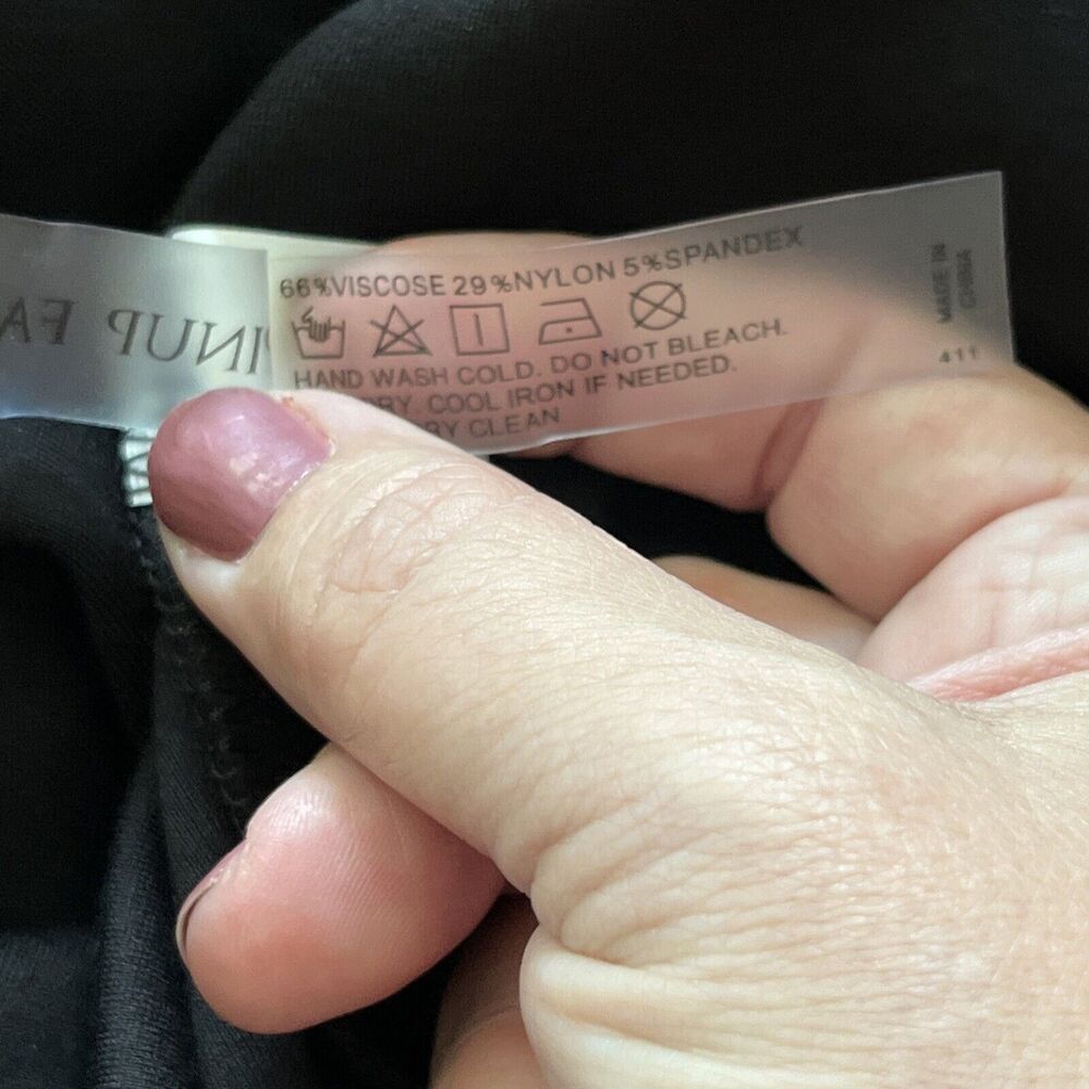 Pinup Couture Dress Women's XL Black Sheath Wiggle Rockabilly Retro NWT - Picture 11 of 16